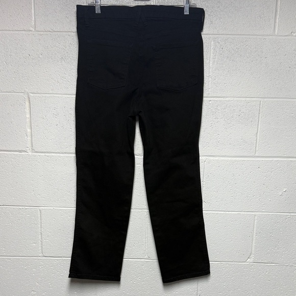 Good American Women's Good Curve Straight Leg Black Jeans - Picture 9 of 12